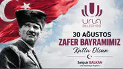 Urla belediyesi 30 Ağustos İlanı