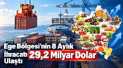 Ege Bölgesi'nin 8 Aylık İhracatı 29,2 Milyar Dolara Ulaştı