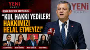 Özgür Özel: Parti Değiştirenlere Tepki, "Hakkımızı Helal Etmeyiz" Dedi