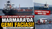 Silivri açıklarında İki Ticari Gemi Çarpıştı