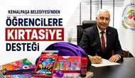 KEMALPAŞA BELEDİYESİ’NDEN ÖĞRENCİLERE KIRTASİYE DESTEĞİ