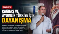 Ayvalık’ta Çağdaş ve Aydınlık Türkiye İçin Dayanışma