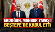 Erdoğan, Mansur Yavaş’ı Beştepe’de Kabul Etti