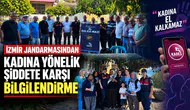 İzmir Jandarması'ndan Kadına Yönelik Şiddetle Mücadele İçin Bilgilendirme