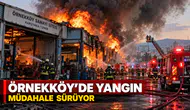 Örnekköy Sanayi Sitesi’nde Yangın