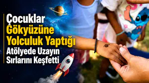 Çocuklar Gökyüzüne Yolculuk Yaptığı Atölyede Uzayın Sırlarını Keşfetti