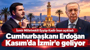 Cumhurbaşkanı Erdoğan Kasım'da İzmir'e Geliyor, Yeni Projeler Açıklanacak
