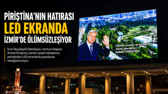 Piriştina'nın Hatırası LED Ekranda İzmir'de Ölümsüzleşiyor