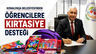 KEMALPAŞA BELEDİYESİ’NDEN ÖĞRENCİLERE KIRTASİYE DESTEĞİ