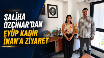 Saliha Özçınar’dan Eyüp Kadir İnan’a Ziyaret