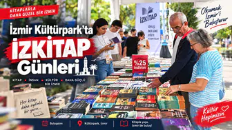 İzmir Kültürpark'ta İZKİTAP Günleri