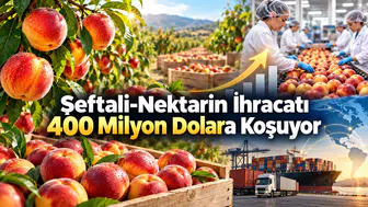 Şeftali-Nektarin İhracatı 400 Milyon Dolara Koşuyor
