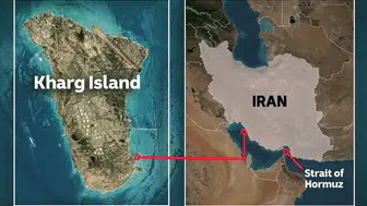 İran'ın Hark Adası'nda Patlama Sesleri