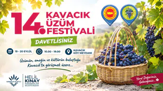 Kavacık Üzüm Festivali 19-20 Eylül'de Ziyaretçilerini Bekliyor