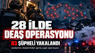28 ilde DEAŞ Operasyonu: 83 Şüpheli Yakalandı