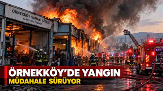 Örnekköy Sanayi Sitesi’nde Yangın