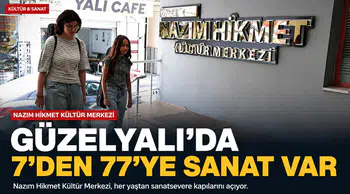 Güzelyalı’da 7’den 77’ye Sanat Var