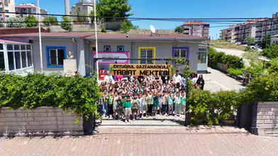 Kayseri’de minikler için okul bahçesinde doğa mucizesi: Sıfır atıkla kurulan tabiat mektebi
