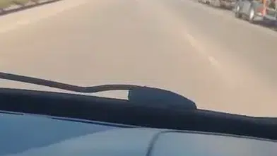 Bursa otobanında korku dolu anlar: Ölümden saniyelerle döndü