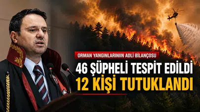 Orman Yangınlarında 12 Tutuklama Bakan Gürlek Açıkladı