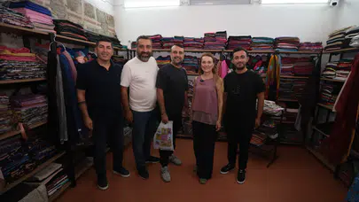 Başkan Mutlu, Kemeraltı'nda Esnafla Buluştu