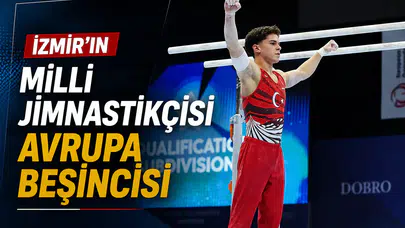 İzmir’in Milli Jimnastikçisi Avrupa Beşincisi