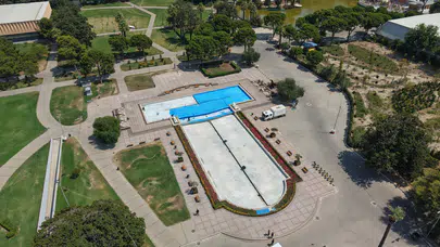 Kültürpark'ta 95. İzmir Fuarı için Hazırlıklar  Sürüyor