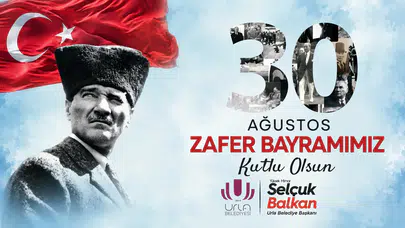 Urla Belediyesi 30 Ağustos Mesajı