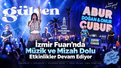 İzmir Fuarı'nda Müzik ve Mizah Dolu Etkinlikler Devam Ediyor