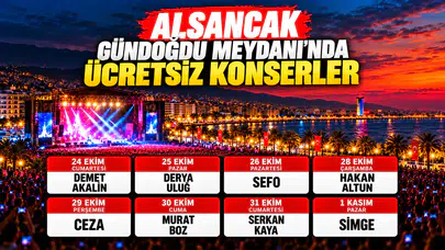 İzmir Alsancak’ta Ücretsiz Konser Şöleni