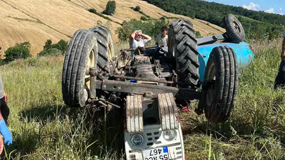 Bafra’da tarım faciası: Traktörün altında kalan sürücü kurtarılamadı