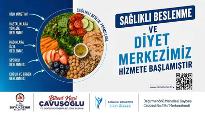Denizli’de beslenme devrimi: Belediye uzman desteğini ayağınıza getirdi