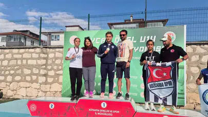 Kayserili atletten Kütahya’da çifte gurur: Podyumun yeni ismi Ayşe Hatun Dindar