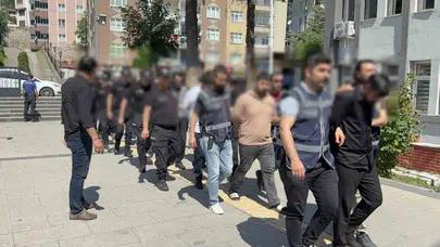 Galeri maskeli vurgun çetesi şafak operasyonuyla yakayı ele verdi