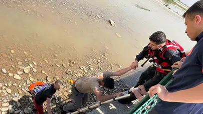 Batman Çayı'nda korku dolu anlar: Boğulmaktan son anda kurtarıldı