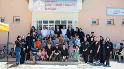 Minik ellerin hayalleri Selçuk Üniversitesinde ayakkabıya dönüştü