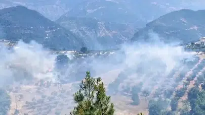 Kahramanmaraş’ta korkutan bahçe yangını: Ekipler alevlere geçit vermedi