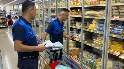 Tosya’da market raflarına sıkı takip: Zabıtadan kapsamlı denetim mesaisi