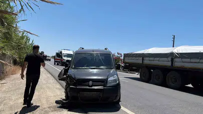 Alanya'da korkutan kaza: Kontrolden çıkan otomobil bahçeye uçtu
