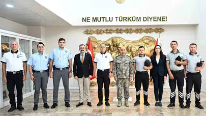 Muğla’da güvenlik ordusundan emniyete kutlama ziyareti