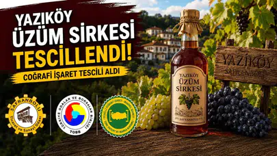 Safranbolu’nun lezzet mirası tescillendi: Yazıköy Üzüm Sirkesi artık koruma altında