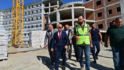 Söke'de eğitim yatırımları tam gaz: 522 öğrenciye yuva olacak projede sona doğru