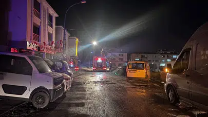Erzincan merkezde gaz alarmı: İnşaat alanında korku dolu anlar