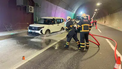 Osmangazi Tüneli'nde nefes kesen tatbikat: Ekipler olası felaketlere karşı hazır