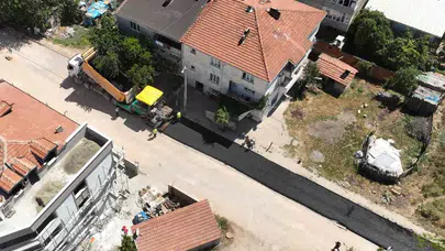 İnegöl’ün ulaşım ağında büyük değişim: Huzur Mahallesi’nde asfalt seferberliği