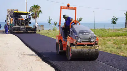 Seferihisar'da yollar yenileniyor: Asfalt hamlesi hız kesmeden sürüyor