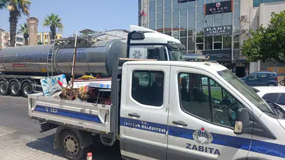 Efes Selçuk'ta kaldırımlar yayalara kalıyor: İşgalci eşyalara zabıta engeli
