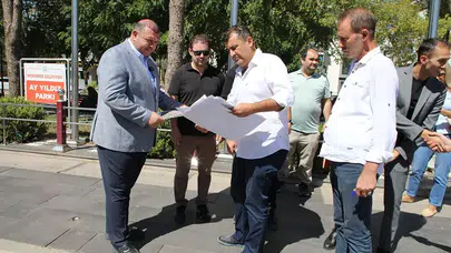 Menderes’te saha mesaisi: Başkan Çiçek projeleri yerinde inceledi