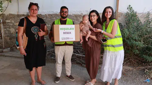 Foça Belediyesi'nden Yeni Doğan Bebeklere Özel Destek