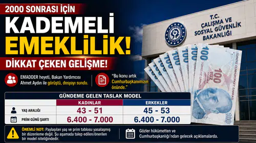 Kademeli Emeklilikte Dikkat Çeken Gelişme!